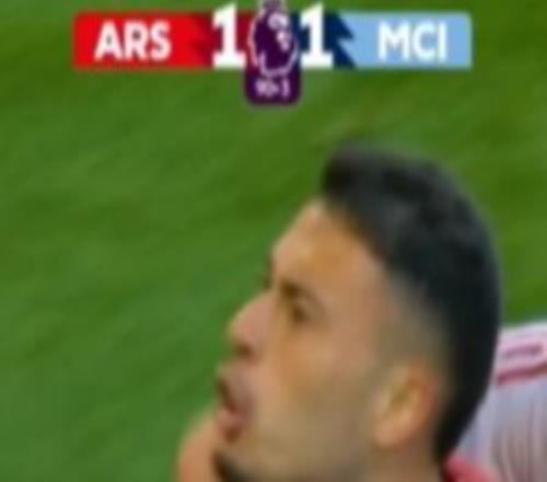 英超官方回顧曼城槍手首回合交鋒，馬丁內(nèi)利替補(bǔ)登場補(bǔ)時(shí)吊射絕平