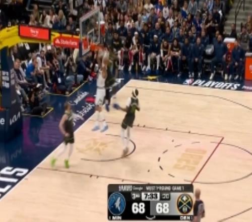 強勢反彈！戈登歐洲步雙手暴扣&底角三分個人連拿5分帶隊46秒70