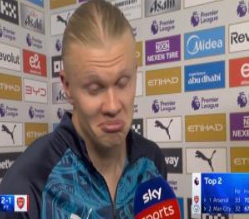 哈蘭德談和加布里埃爾沖突：我不會故意倒地，不懂他為啥要湊上來