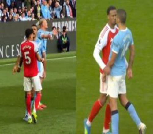 有事第一個(gè)上！哈蘭德被因卡皮耶推&加布頭頂羅德里第一時(shí)間出頭