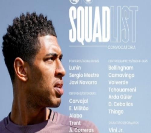 皇馬對(duì)阿拉維斯名單：姆巴佩、維尼修斯在列，19歲門將納瓦羅入選