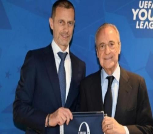 世體：弗洛倫蒂諾與切費(fèi)林共同觀看皇馬U19奪冠，兩人氣氛融洽