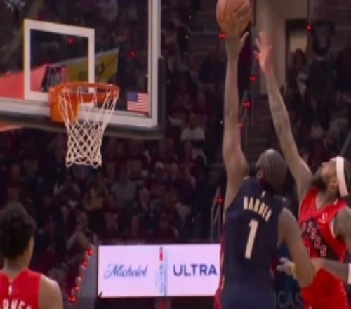 還得是你！猛龍連續(xù)送出封蓋但最終哈登拋投完成終結(jié)