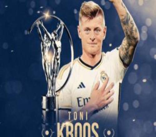 官方：36歲前皇馬中場(chǎng)托尼克羅斯獲得2026勞倫斯體育靈感獎(jiǎng)