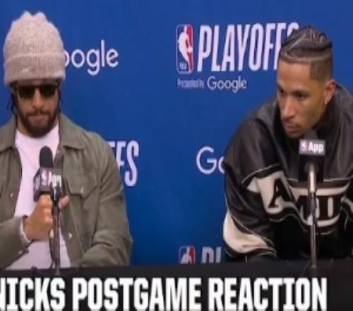 【完整版】布伦森：末节我做了糟糕决定哈特：季后赛不能轻易输