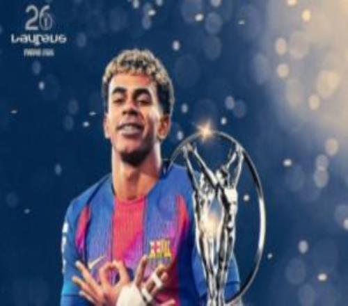 連續(xù)兩年有斬獲！官方：18歲亞馬爾獲勞倫斯年度最佳青年運(yùn)動(dòng)員獎(jiǎng)