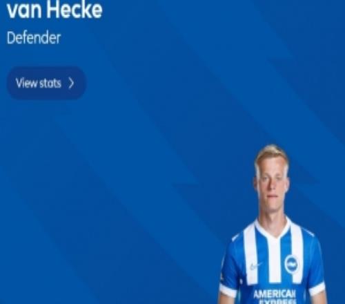 4次解圍零封藍(lán)軍，英超官方：范赫克當(dāng)選布萊頓30切爾西全場最佳