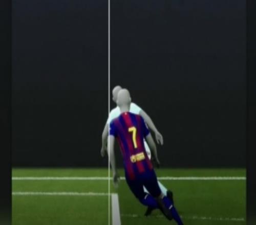 質(zhì)疑判罰！坎塞洛社媒曬費(fèi)蘭進(jìn)球越位劃線圖片