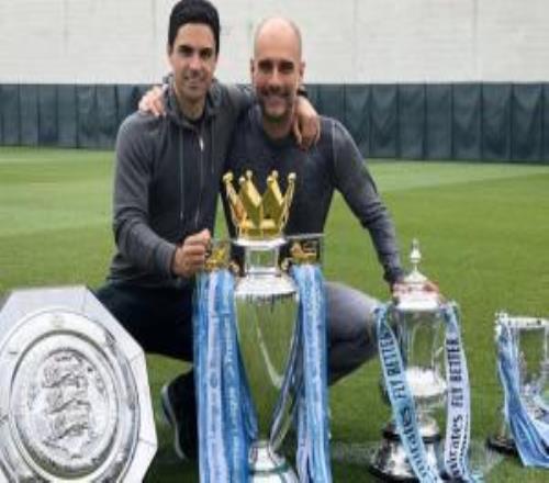 曼城有望再奪英格蘭國內三冠王英超登頂+足總杯進4強+已奪聯賽杯