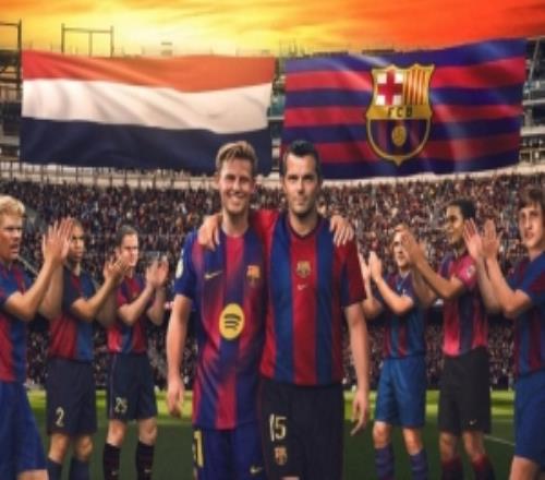 德容第293次為巴薩出場，超越科庫創(chuàng)巴薩隊史荷蘭球員紀(jì)錄