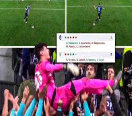 一戰(zhàn)成名！拉齊奧21歲小門將莫塔點(diǎn)球大戰(zhàn)連撲4點(diǎn)，第2輪開始全撲