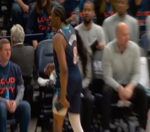 雙腿筋帶傷！雷霆主帥：杰倫威左腿筋拉傷未來幾天深度評估