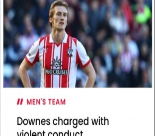 官方：南安普頓中場(chǎng)唐斯被禁賽3場(chǎng)，錯(cuò)過(guò)對(duì)陣曼城的足總杯半決賽