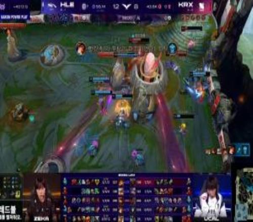 LCK的大小王HLE暫以7勝1負(fù)位列聯(lián)賽第二，與KT斷層領(lǐng)先其余8隊(duì)