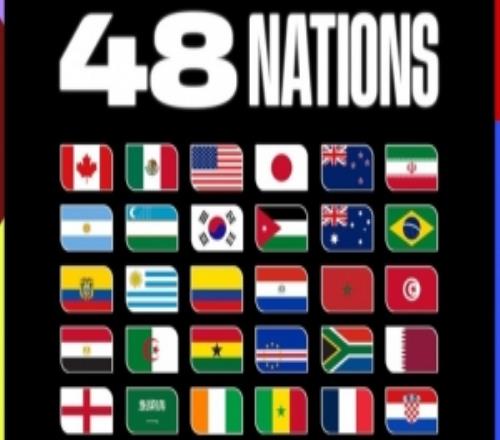 48隊狂歡！世界杯倒計時48天海報：劍指巔峰榮耀，等待盛夏狂歡