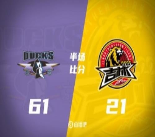 半場北京6121領先吉林40分麥基10分曾凡博10分姜偉澤6中0