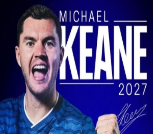 官方：埃弗頓與33歲中衛(wèi)邁克爾基恩續(xù)約至2027年6月