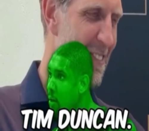 諾維茨基玩球員二選一快問快答在鄧肯和杜蘭特之間選了鄧肯