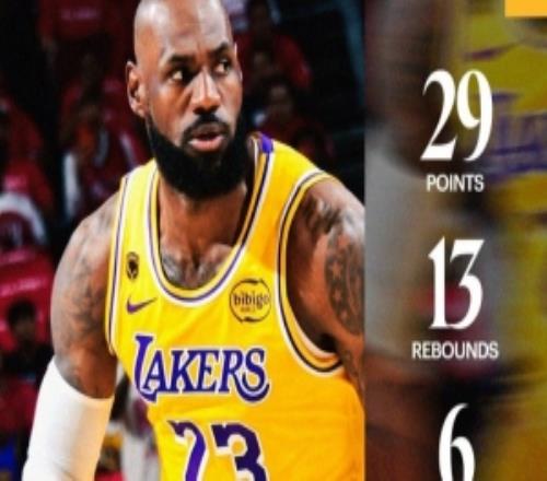 他可是41歲啊！湖人官方發(fā)布詹姆斯數(shù)據(jù)海報：這家伙真的無解！