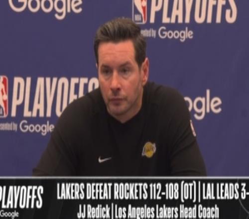 【完整版】雷迪克：特意早叫暂停让LBJ休息斯马特的抢断非常关键