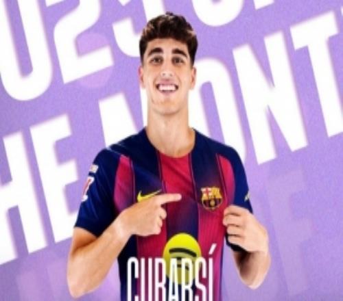 助巴薩三戰(zhàn)全勝，西甲官方：庫巴西當選聯(lián)賽4月最佳U23球員