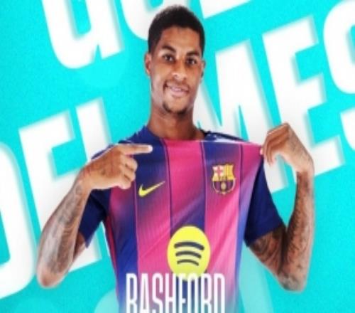 西甲官方：拉什福德對陣西班牙人凌空端射破門當選4月最佳進球