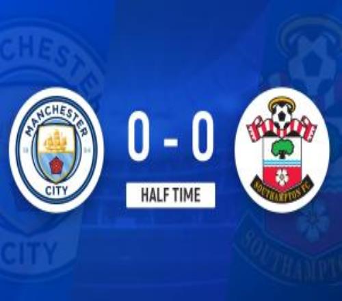 半場曼城暫00南安普頓賴因德斯越位進攻中柱斯基恩薩進球被吹