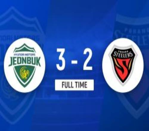 K聯(lián)賽：姜尚潤讀秒世界波絕殺，全北現(xiàn)代32浦項(xiàng)制鐵