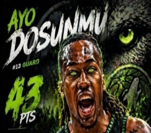 封神之戰！道蘇姆替補轟生涯新高43分17中13鑿穿掘金防線！