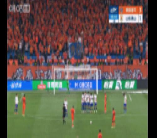 海牛41泰山！梅萨乌迪任意球直接破门，刘骐玮原地目送！