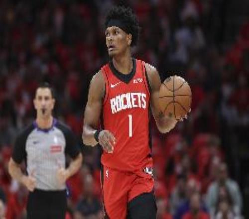 3場僅歇15分鐘！系列賽阿門在場火箭凈勝7分反之27&凈效率79.8