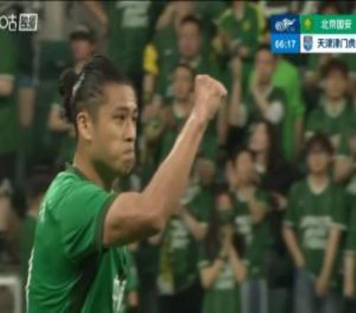 扳回一個(gè)！張玉寧頭球破門，國安仍12落后津門虎