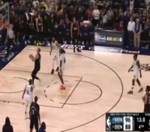 你也干過(guò)24年掘金搶七不敵森林狼G7大局已定約基奇讀秒上籃