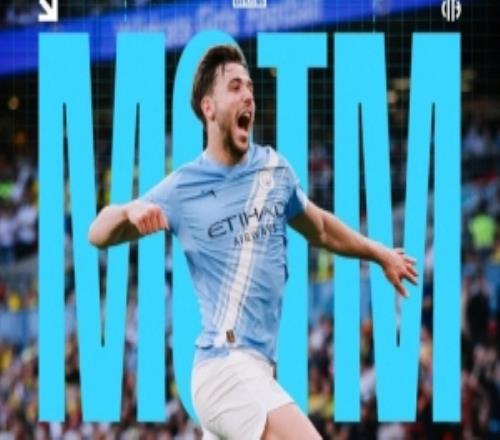 超級遠射！尼科岡薩雷斯當選足總杯半決賽曼城隊內(nèi)最佳球員