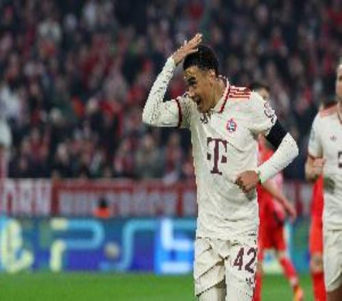 替補(bǔ)登場(chǎng)破門，德甲官方：穆西亞拉當(dāng)選拜仁43美因茨全場(chǎng)最佳