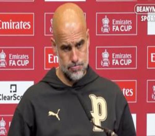 拒絕毒奶！瓜帥被問沖擊國內三冠王：足總杯決賽和英超末輪前再聊