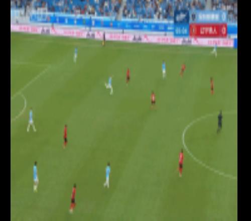 戴伟浚策动，玄智健助攻韦斯利后点抽射爆杆破门，新鹏城10铁人