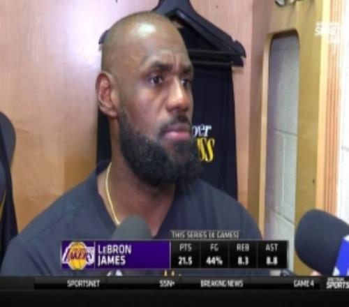 詹姆斯：征途国际
进入G5时的心态和前四场一样将更好地执行比赛计划