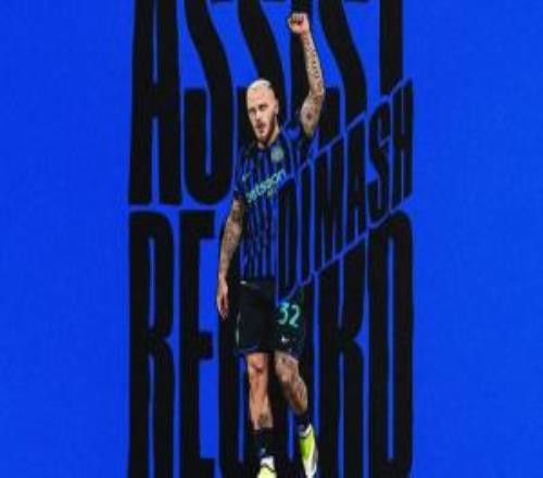 意甲官方：迪马尔科赛季已17助，创意甲历史纪录