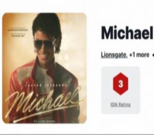 IGN僅3分的《邁克爾杰克遜：巨星之路》逆襲：爛番茄升至97%！