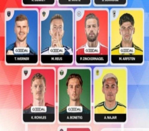 美職聯(lián)本輪最佳陣：羅伊斯、維爾納、馬特特納在列