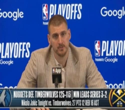 【完整版】約基奇：華子是NBA最有天賦球員之一G6不會被環境影響