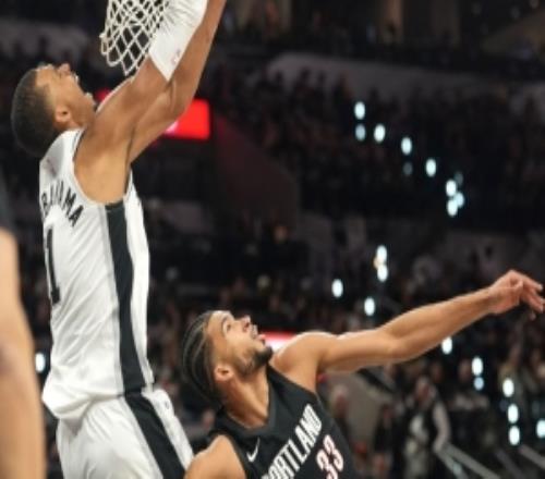 41绅士横扫吗ESPN预测明天胜率：马刺82.1%开拓者17.9%