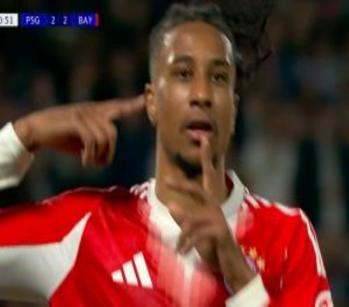 超級回合制！奧利塞突破勁射破門，拜仁扳平比分，客場22巴黎！