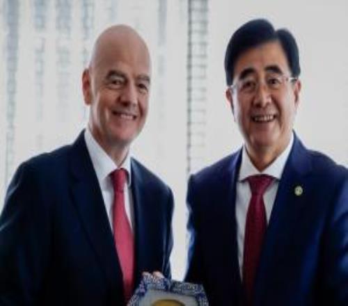 北青：宋凱會面因凡蒂諾，表態(tài)中國愿意承辦國際青少年足球賽事