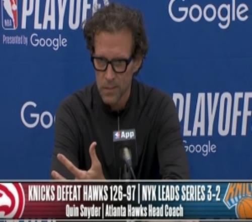 【完整版】斯奈德：必須展現球隊特質捍衛主場將系列賽拖入搶七