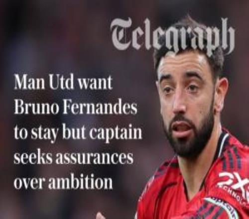 解約金6500萬(wàn)！電訊報(bào)：曼聯(lián)決心留住31歲B費(fèi)，B費(fèi)將觀望球隊(duì)引援