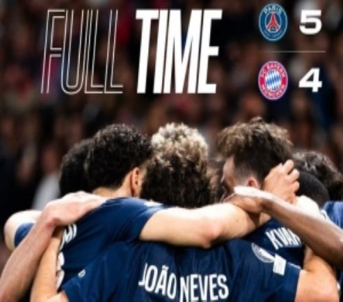 巴黎解锁欧冠100胜成为历史第8队，皇马、拜仁、巴萨分列前三