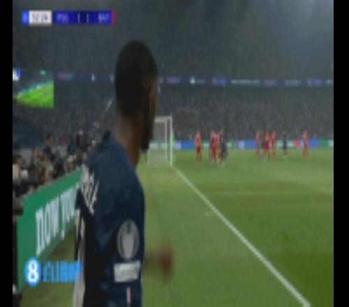 登貝萊角球助攻內(nèi)維斯頭球破門！巴黎反超比分，21領(lǐng)先拜仁！