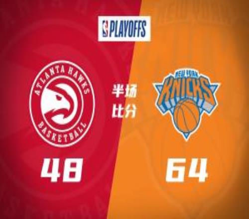 天王山半場(chǎng)：尼克斯6448老鷹布倫森17分唐斯14+8約翰遜14+7